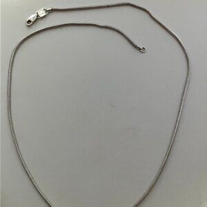 Fine pure 999 silver snake chain USA 20”